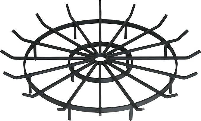 SteelFreak Wagon Wheel Firewood Grate by SteelFreak