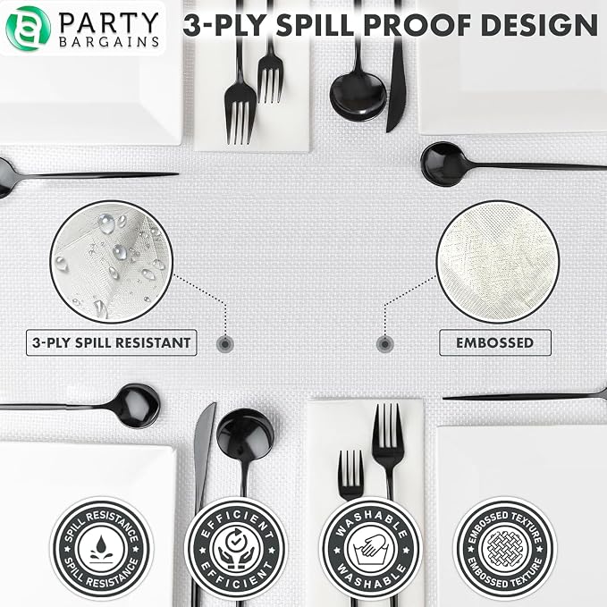 PARTY BARGAINS 10 Disposable Table Covers - Image 4