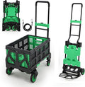 2-in-1 Folding Hand Truck with Basket, Heavy Duty 330LBS Collapsible Cart by Unknown