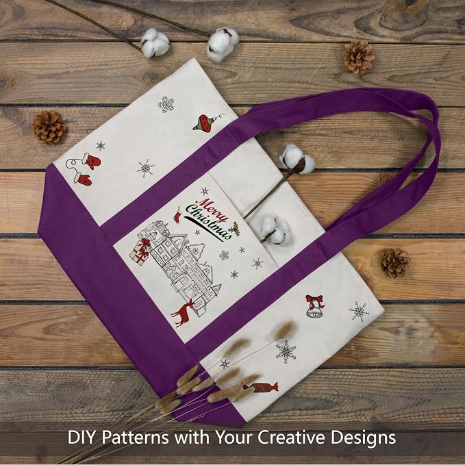TOPDesign 1-Pack Canvas Tote Bag - Image 3