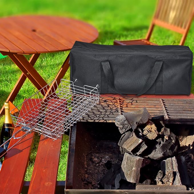 Amylove 2 Sizes Grill Utensil Storage BBQ Tool Bag Foldable Oxford Grilling - Image 3