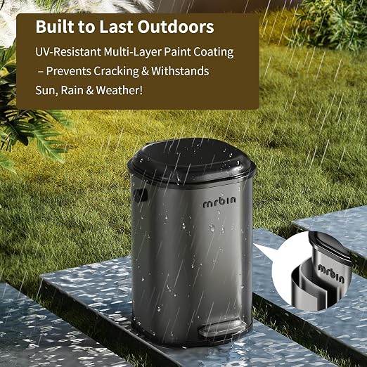 MRBIN Stainless Steel Dog Poop Trash Can - Image 2