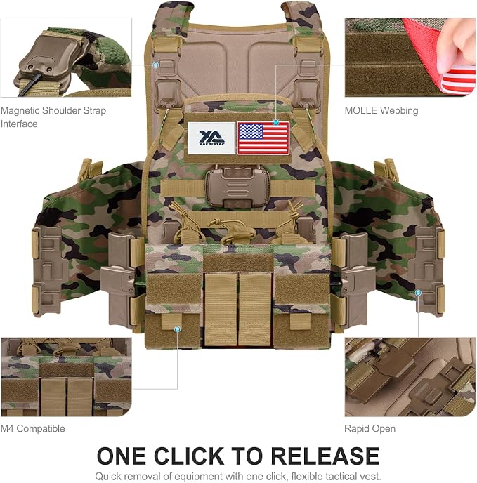 xaegistac Tactical Vest -Adjustable Modular Design - Image 2