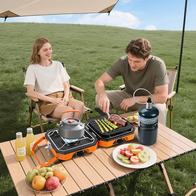 2 Burner Propane Camping Stove - Image 3