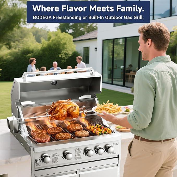 BODEGA 30 Inch 5-Burner Propane Gas Grill - Image 2