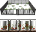 Garden Fence 32in x 54ft, 21 Panels + 3 Gates, Durable Outdoor Yard Barrier by Petorldog