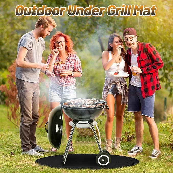 Apipi 47'' Fire Pit Mat Compatible - Image 2