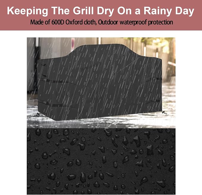 98 Inch Island Grill Cover Kitchen Extra Large Grill Cover Heavy Duty - Image 5