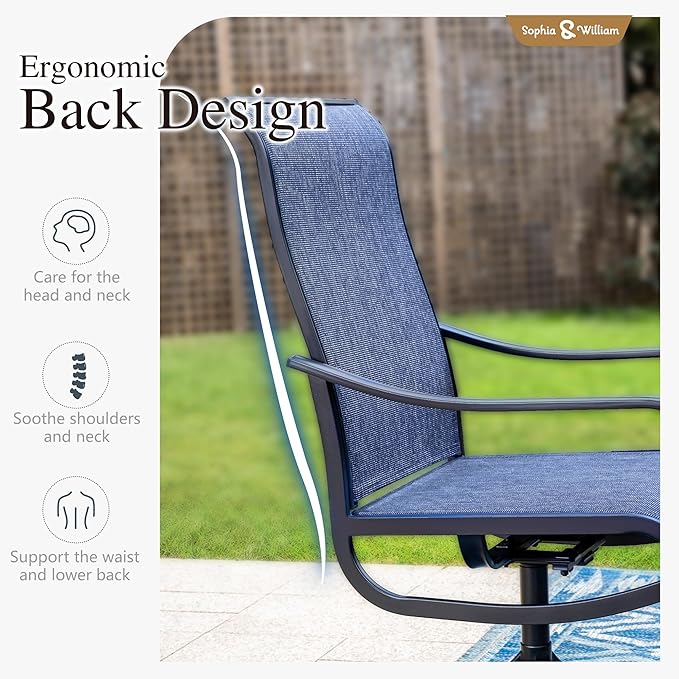 Sophia & William Patio Dining Sets Outdoor Dining Set - Image 3