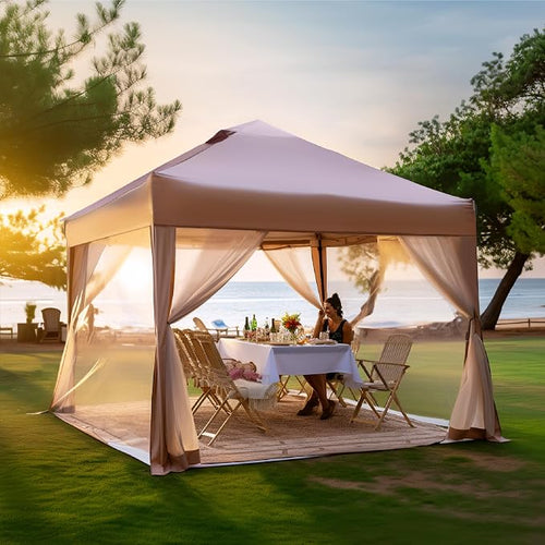 PHI VILLA 10 x 10 Pop Up Canopy Tent - Image 2