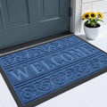 OLANLY Welcome Door Mat Indoor Outdoor Entrance, Heavy Duty Sturdy Front Door by OLANLY