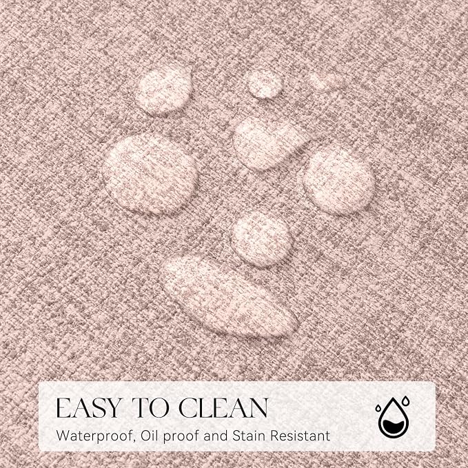 MOSAYT Faux Leather Placemats Set of 4, Heat Resistant Vinyl Place Mats - Image 4