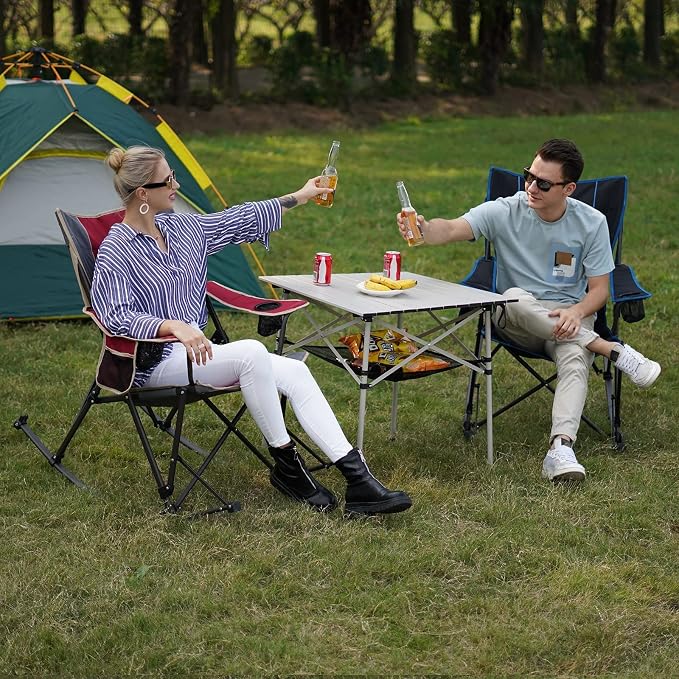 SUNNYFEEL Outdoor Folding Table | Lightweight Compact Aluminum Camping Table - Image 8