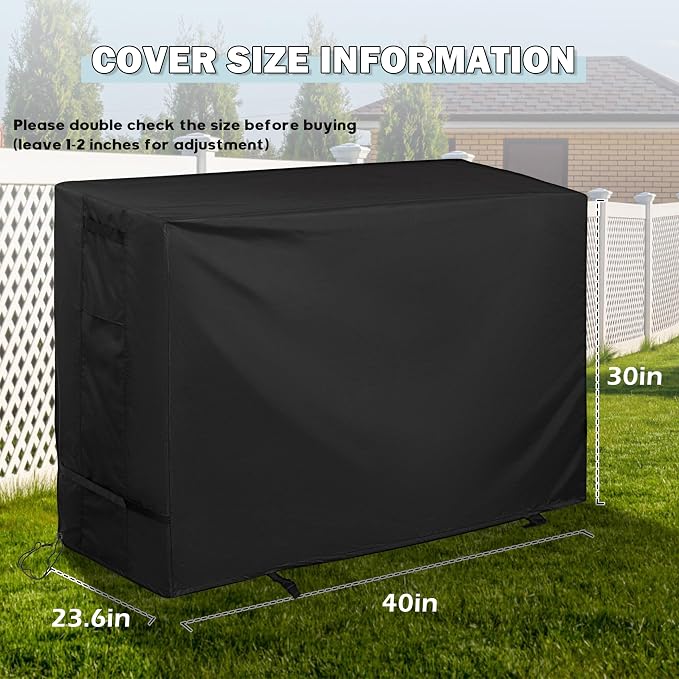 Outdoor Grill Table Cover for Royal Gourmet Dining Cart, Grill Cart Cover for - Image 7