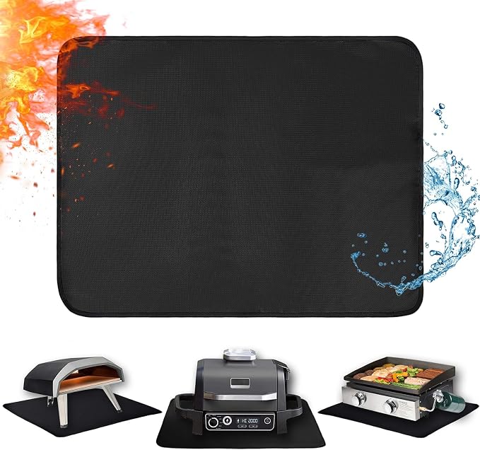 25 x 19.5in Heat Resistant Grill Mats by Amerbro