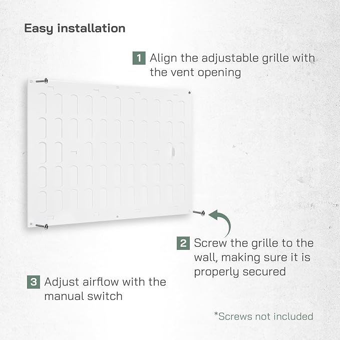 Vent Systems 16" x 12" Inch Metal Air Vent Grille - Image 5