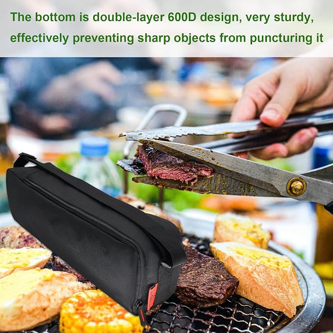 Grill Tool Organizer, BBQ Tool Storage Bag - Image 3
