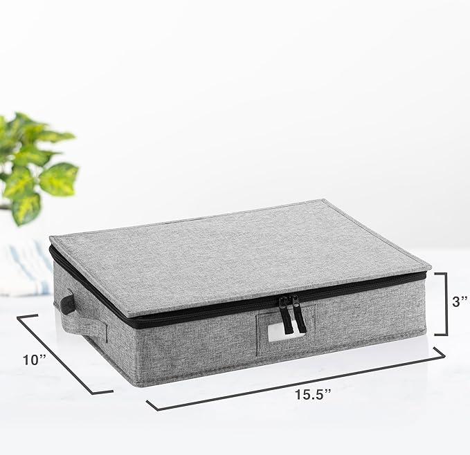 Flatware Storage Case with 5 Adjustable Compartments - Image 4