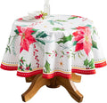 Maison d' Hermine Table Cloth Round Table 100% Cotton 63 Inches Fall Tablecloth by MaisondHermine