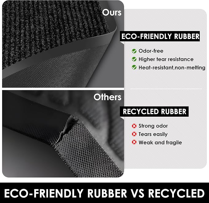 4′ x 48′ Front Door Mat Indoor Outdoor Entrance, Commercial Floor Mat Heavy - Image 9