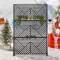 Casaphoria 72" H x 47" W Metal Outdoor Privacy Screen, Freestanding Decorative by Casaphoria