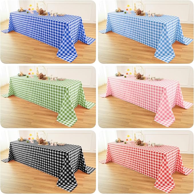 Classic Gingham Buffalo Tablecloth Fabric - Image 8