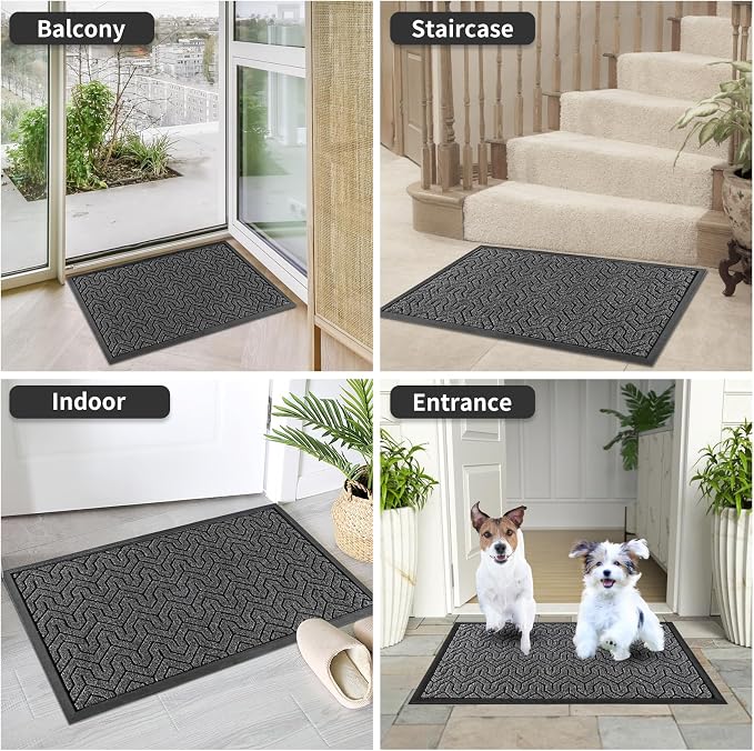 Yimobra Extra Large Door Mat Outside Entrance 60x36, Waterproof Heavy Duty - Image 7