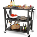 PHI VILLA Outdoor Grill Table, Elegant Grill Cart by PHIVILLAThepioneerofcomfortablehouseholdsupplies