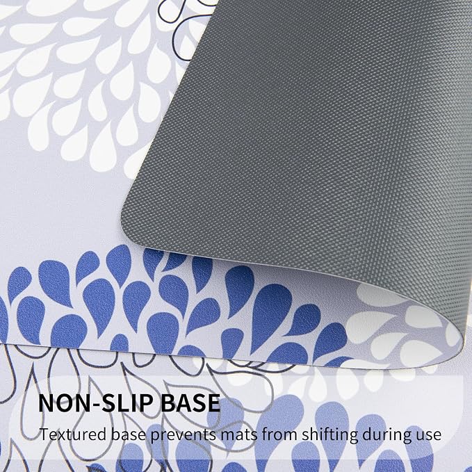 QIYI Placemats Set of 6, 12x18 Inch Faux Leather Place Mats - Image 4