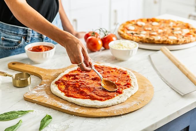 Cuzi Gourmet 4-Piece Large Pizza Stone Set - Image 2