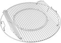 onlyfire Double-Side Hinged Cooking Grate, Gourmet BBQ System Replaced Grilling by onlyfire