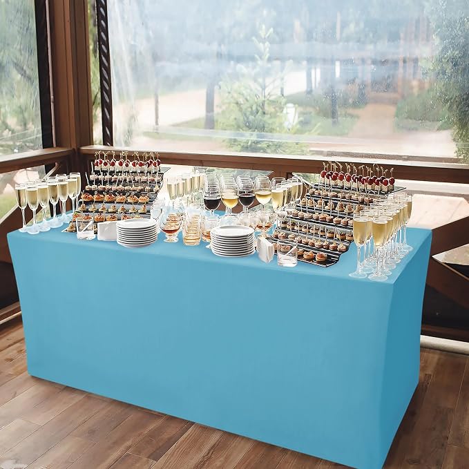 Nasitos Fitted Table Covers Stretch Spandex - Image 2