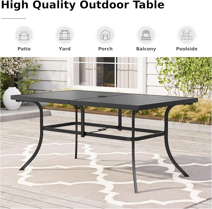MFSTUDIO Outdoor Patio Dining Table - Image 8