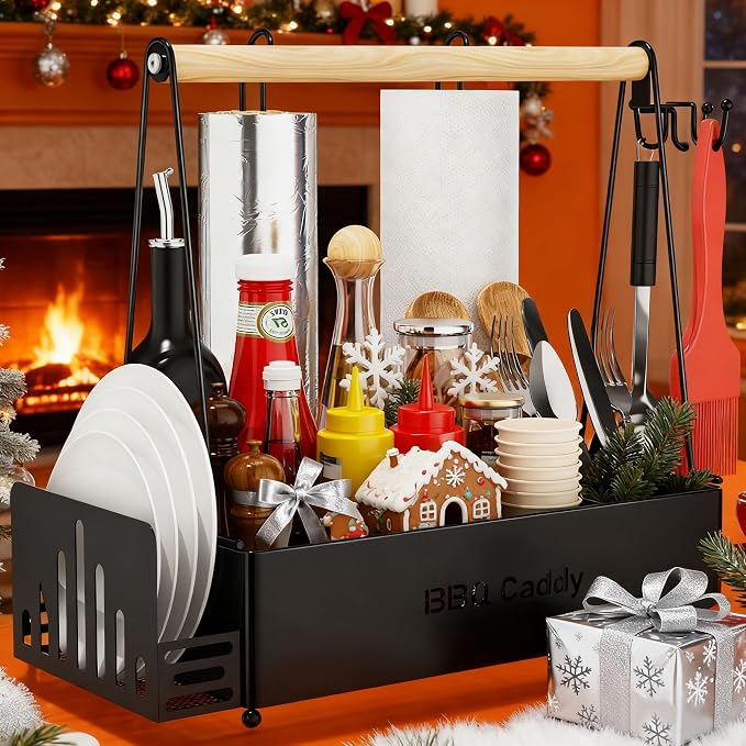 Grill Caddy, BBQ Caddy for Outdoor Grill - Image 8