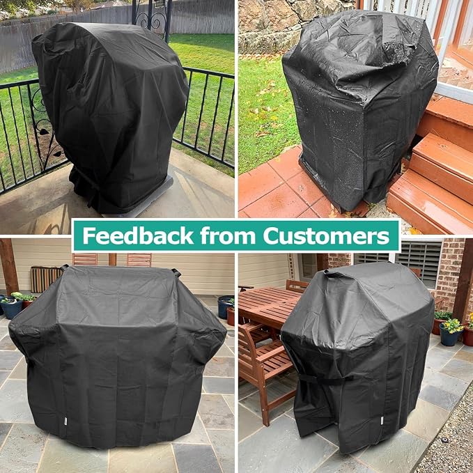 SunPatio 2 Burner Gas Grill Cover 32 inch, Heavy Duty Waterproof Small BBQ - Image 7