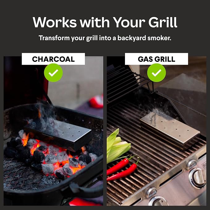 BBQ Smoker Box Kit – Stainless Steel Smoker - Image 5