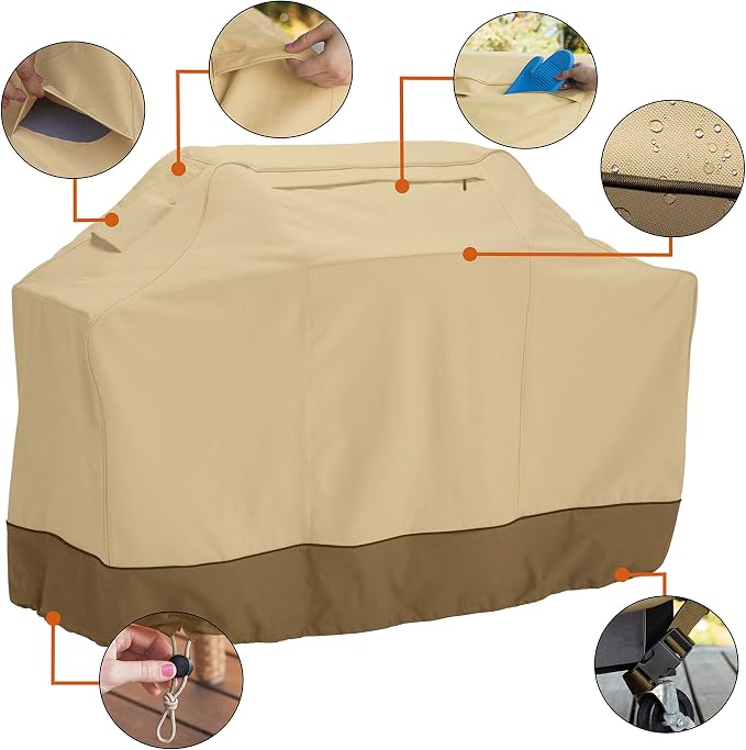 Classic Accessories Veranda Water-Resistant 58" BBQ Grill Cover - Image 4