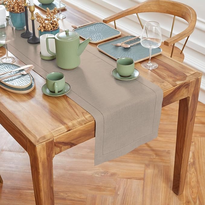 Solino Home Linen Table Runner 120 Inches Long by SolinoHome