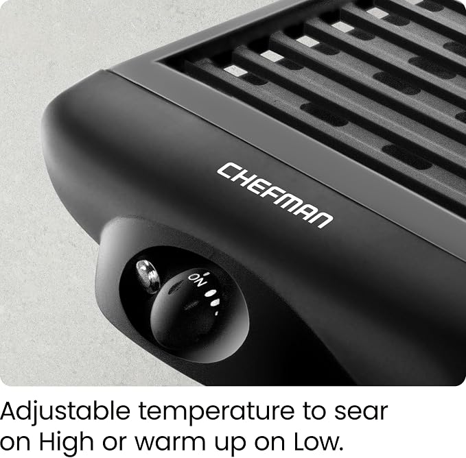 Chefman Electric Smokeless Indoor Grill w/ Non-Stick Cooking Surface & - Image 6