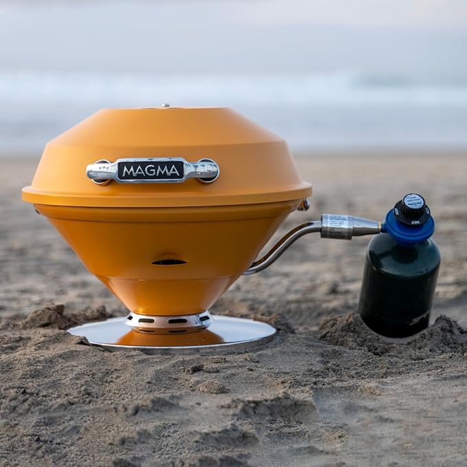 Magma C10-105-MUS Mustard Beach Fire Gas Grill | Portable Gas BBQ | Compact - Image 4