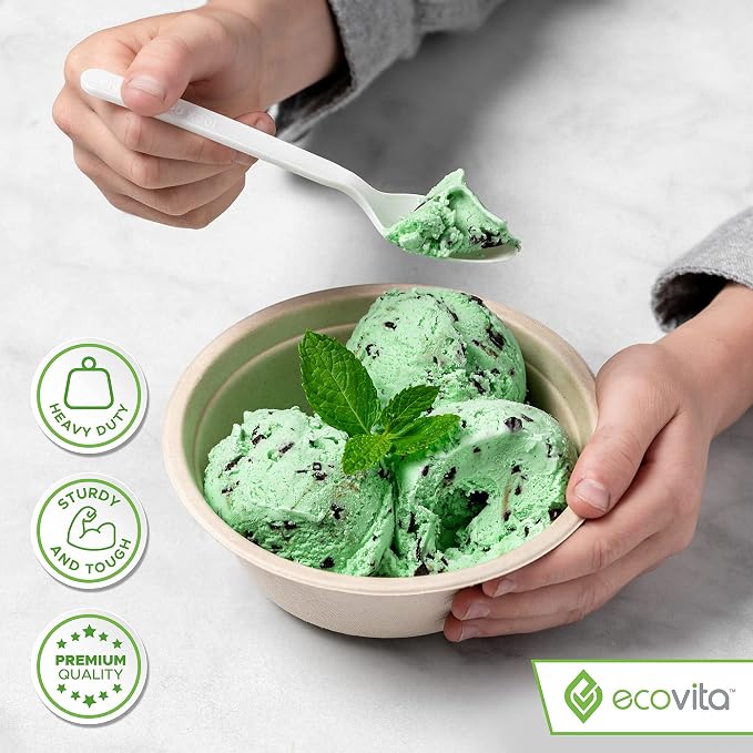 Ecovita 100% Compostable Spoons - Image 4