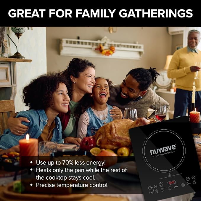 Nuwave Portable Induction Cooktop, NSF-Certified Single Electric Burner - Image 5