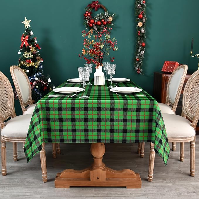 Classic Gingham Buffalo Tablecloth Fabric - Image 3