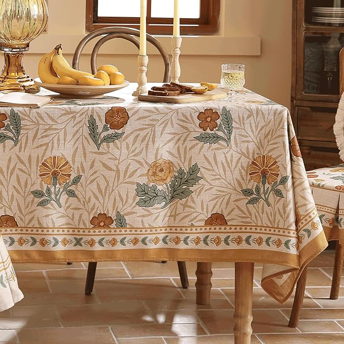patdrea Designer Linen Small Tablecloth - Image 2