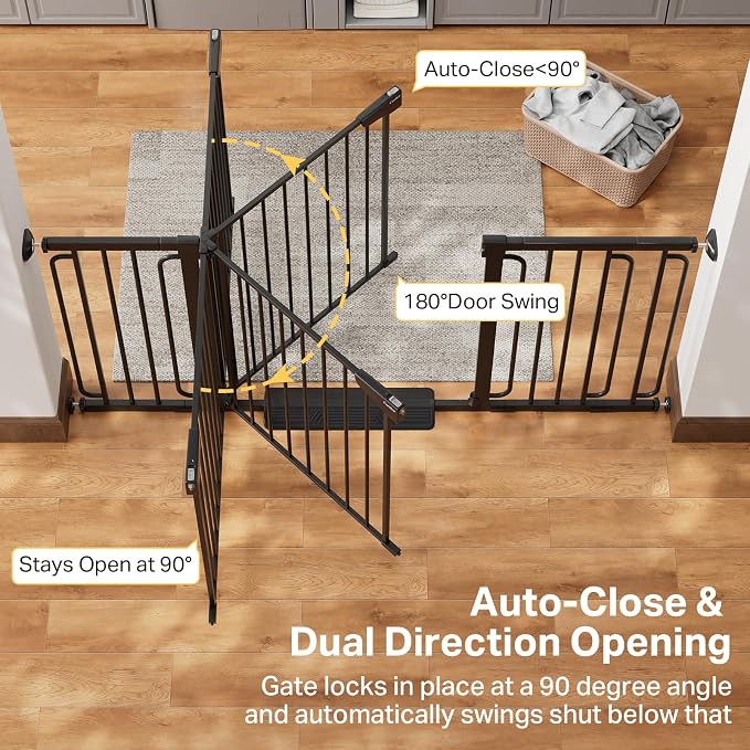 Cumbor 36.6-64" Extra Wide Baby Gate - Image 4