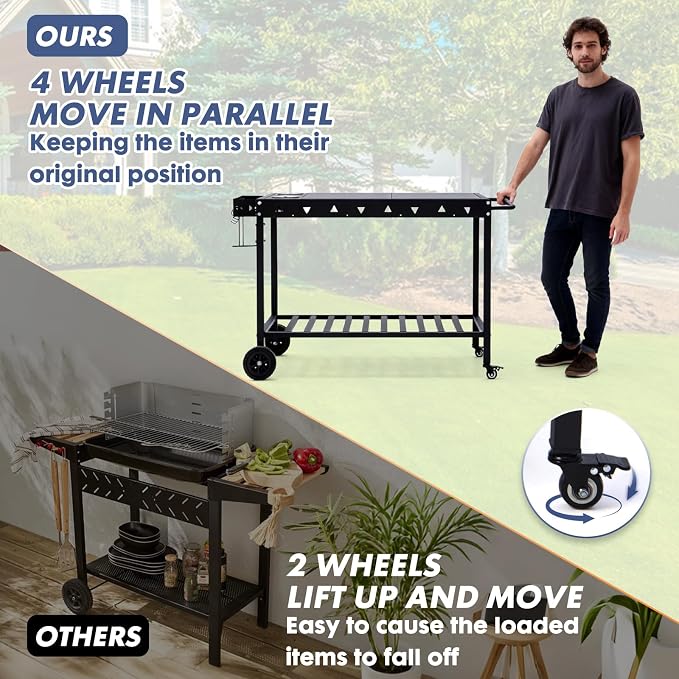 Portable Outdoor Grill Table - Image 6