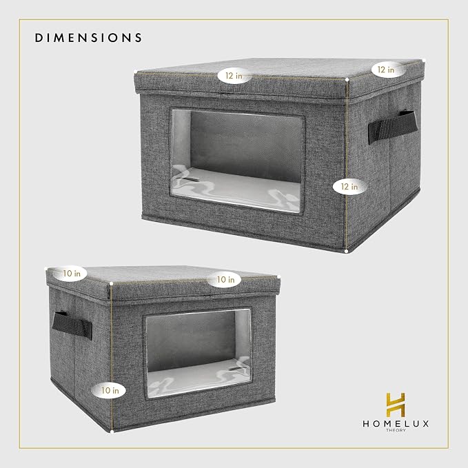 HOMELUX THEORY Plate Storage Box, Kitchen Storage Bins - Image 2