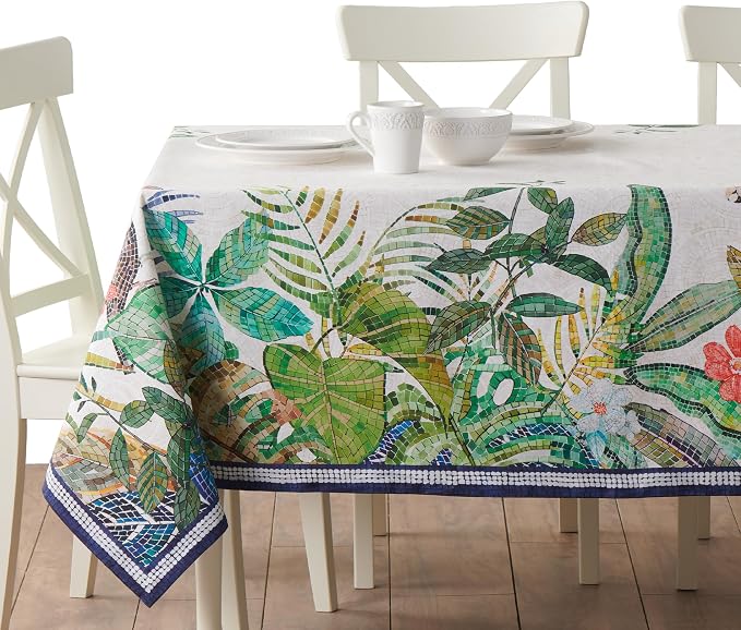 Maison d' Hermine Premium Table Cloth Square Table 100% Combed Cotton 70 x 70 by MaisondHermine