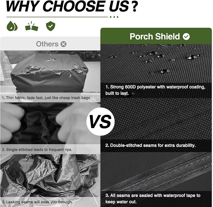 Porch Shield Griddle Cover for Blackstone 28 inch Single Shelf Griddle - Image 3