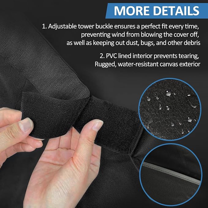 Grill Cover for Weber Spirit II 300 and Spirit 300 Series Gas Grill, for Weber - Image 4